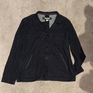 Carbon 2 Cobalt Blazer Sweatshirt Cardigan